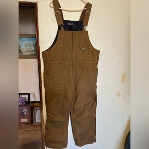 Walls Bib Mens 2XL Regular Duck Canvas Overalls Insulated VTG USA Made